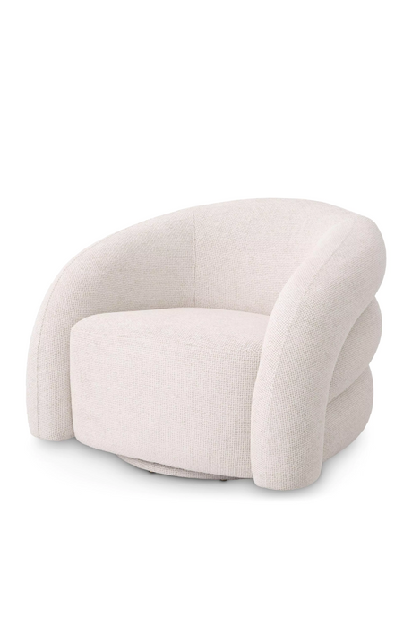Curved Modern Swivel Armchair | Eichholtz Novelle | Oroa.com