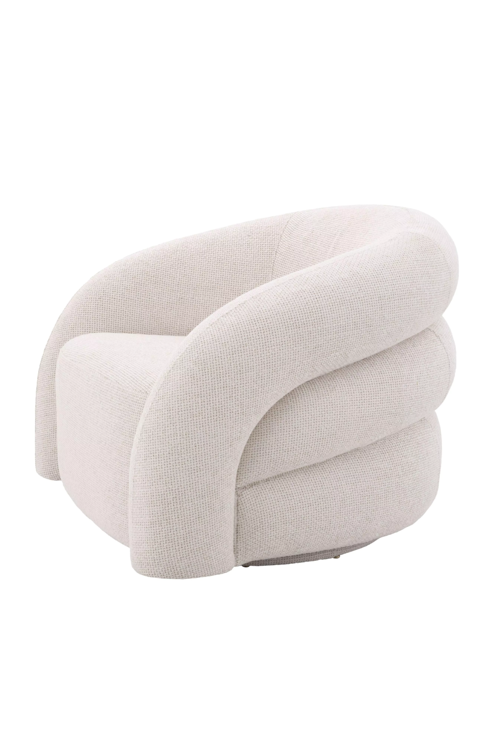 Curved Modern Swivel Armchair | Eichholtz Novelle | Oroa.com
