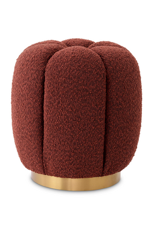 Modern Bouclé Stool | Eichholtz Stool Orchanic | Oroa.com
