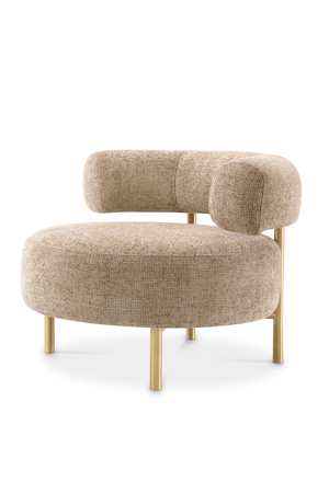 Curved Modern Lounge Chair | Eichholtz Thompson | Oroa.com