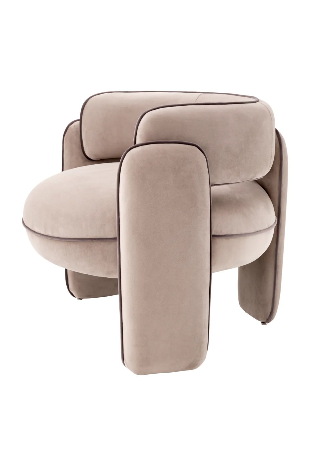 Velvet Modern Accent Chair | Eichholtz Chaplin |  Oroa.com
