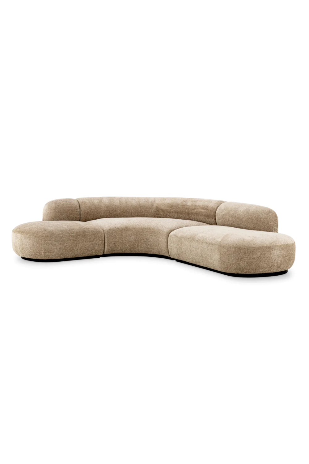 Beige Curved Modern Sofa | Eichholtz Björn | Oroa.com