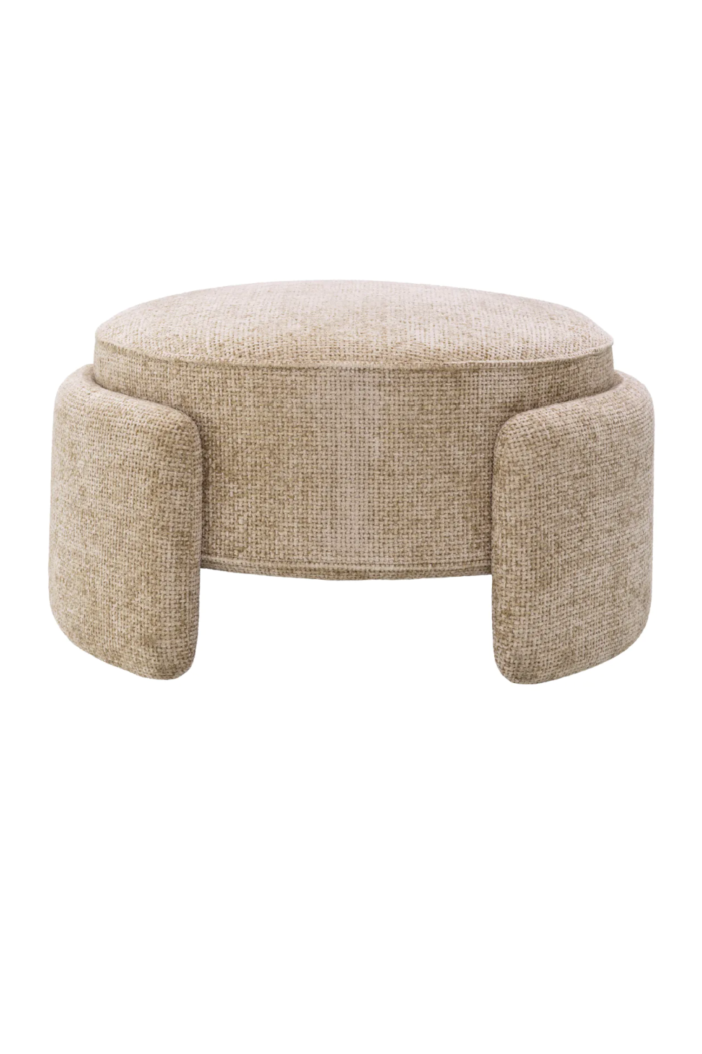 Round Upholstered Modern Stool | Eichholtz Ortega | Oroa.com