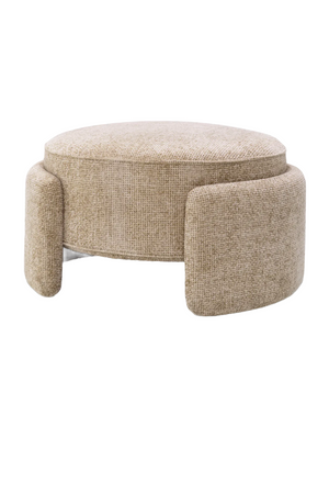 Round Upholstered Modern Stool | Eichholtz Ortega | Oroa.com