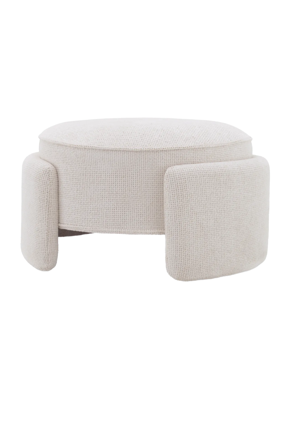 Round Upholstered Modern Stool | Eichholtz Ortega | Oroa.com
