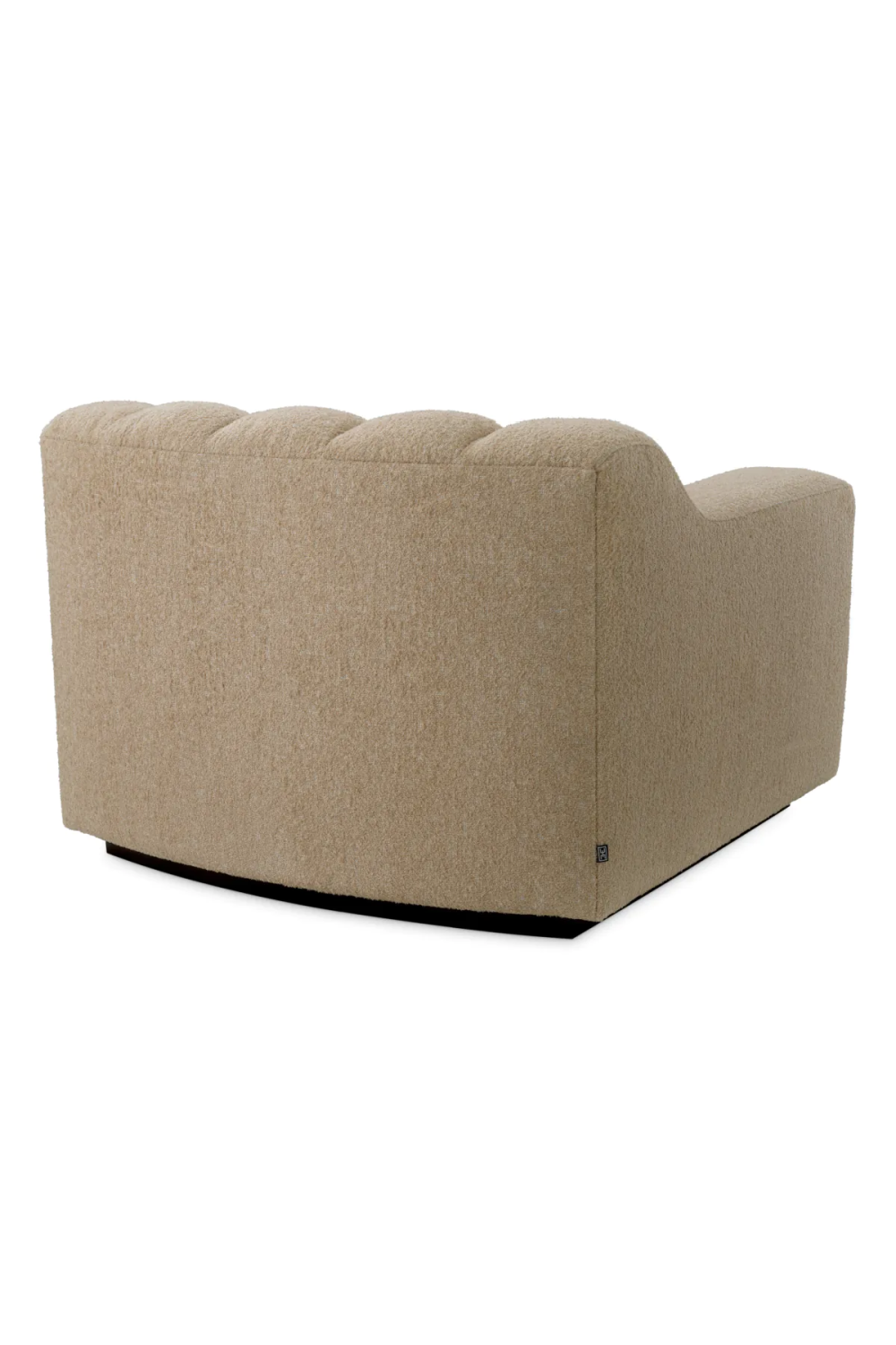 Beige Channeled Lounge Chair | Eichholtz Kelly | Oroa.com