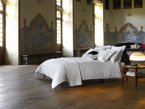 200TC Percale Pleated Duvet Cover | Amalia Home Luna | Oroa.com