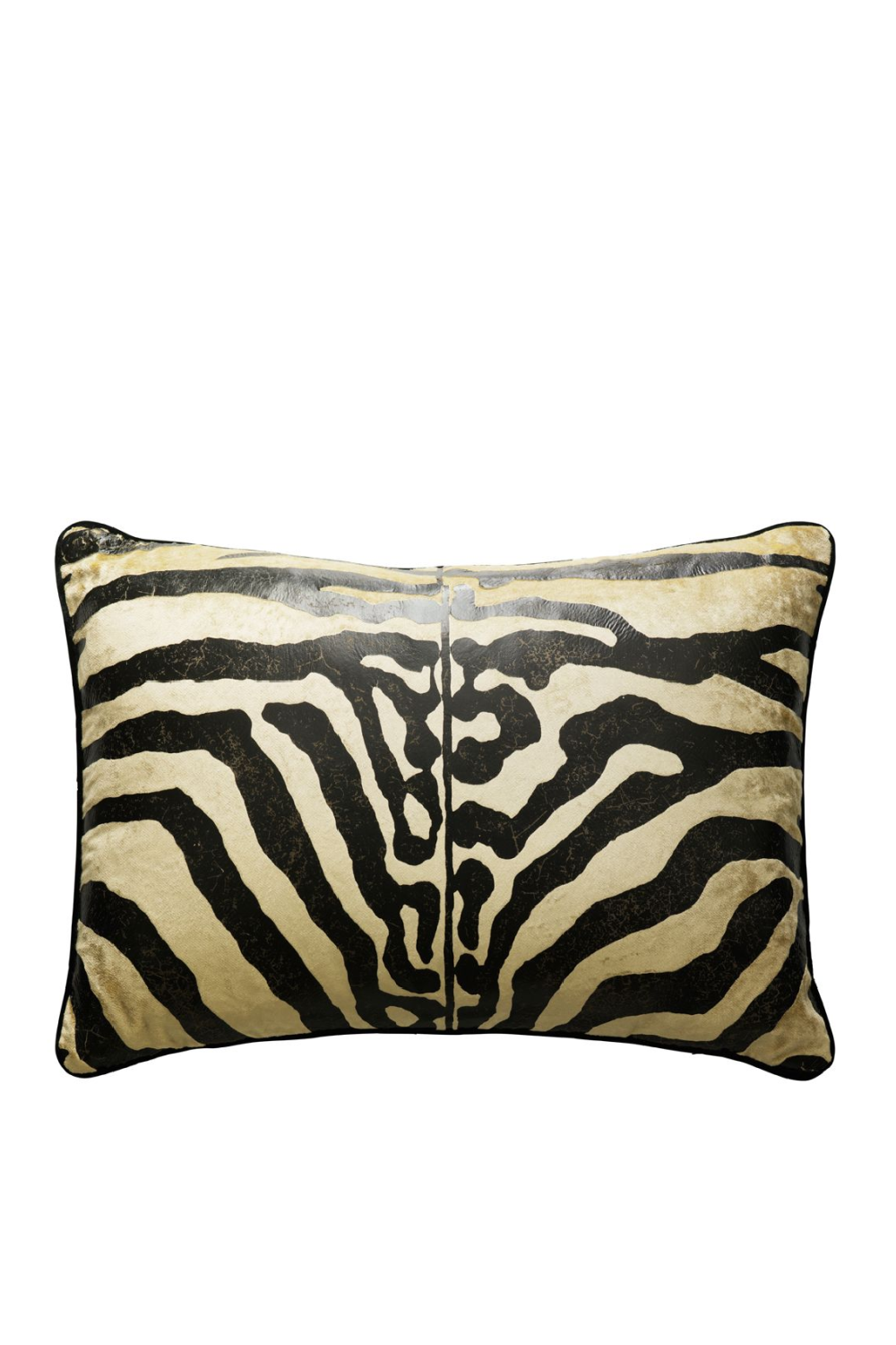 Zebra Print Velvet Cushion | Andrew Martin Arazova | OROA