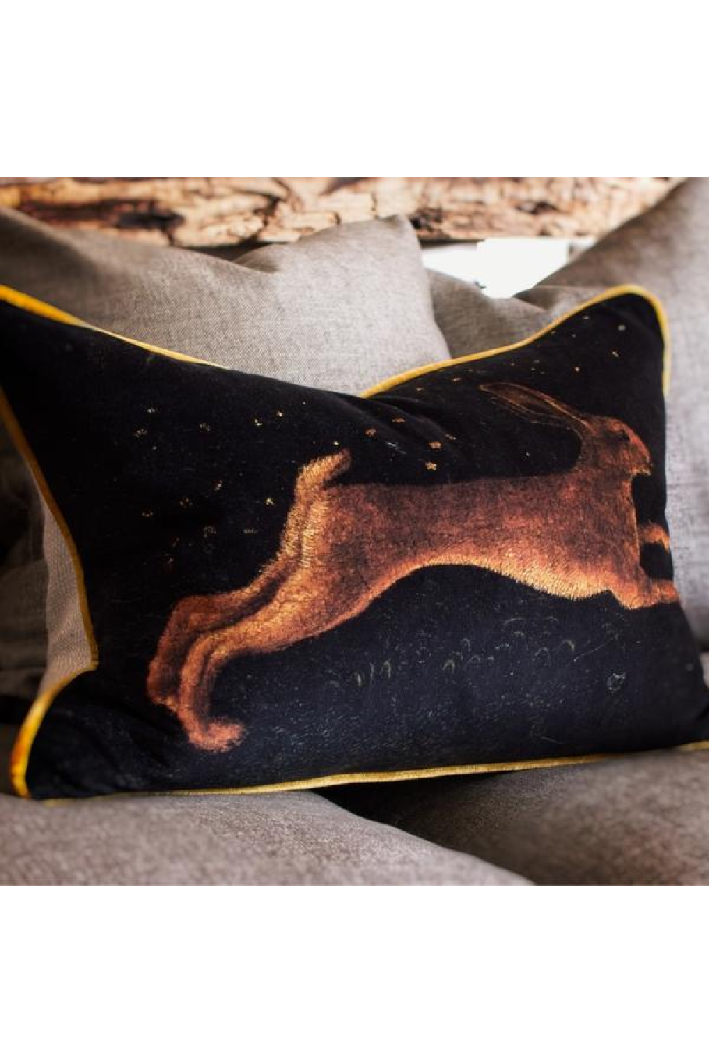 Saint Eustace Cushion | Andrew Martin Pisanello Hare | OROA