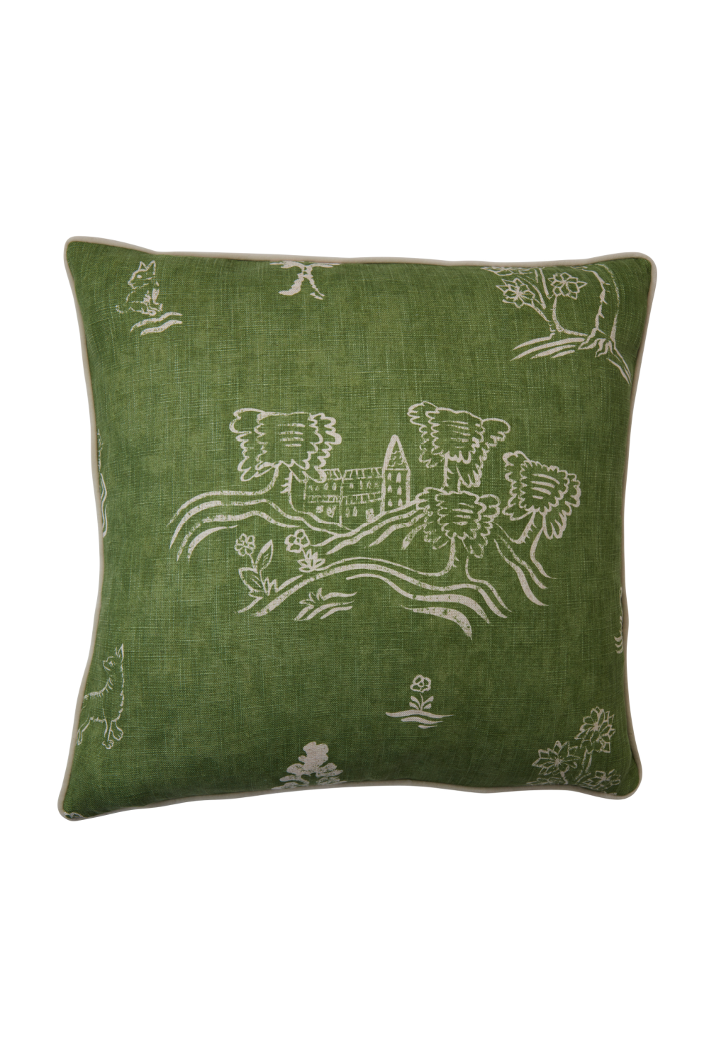 Tapestry Print Cushion | Andrew Martin Friendly Folk | OROA