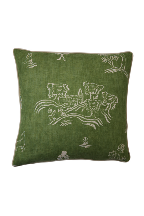 Tapestry Print Cushion | Andrew Martin Friendly Folk | OROA
