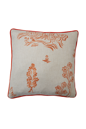 Tapestry Print Cushion | Andrew Martin Friendly Folk | OROA