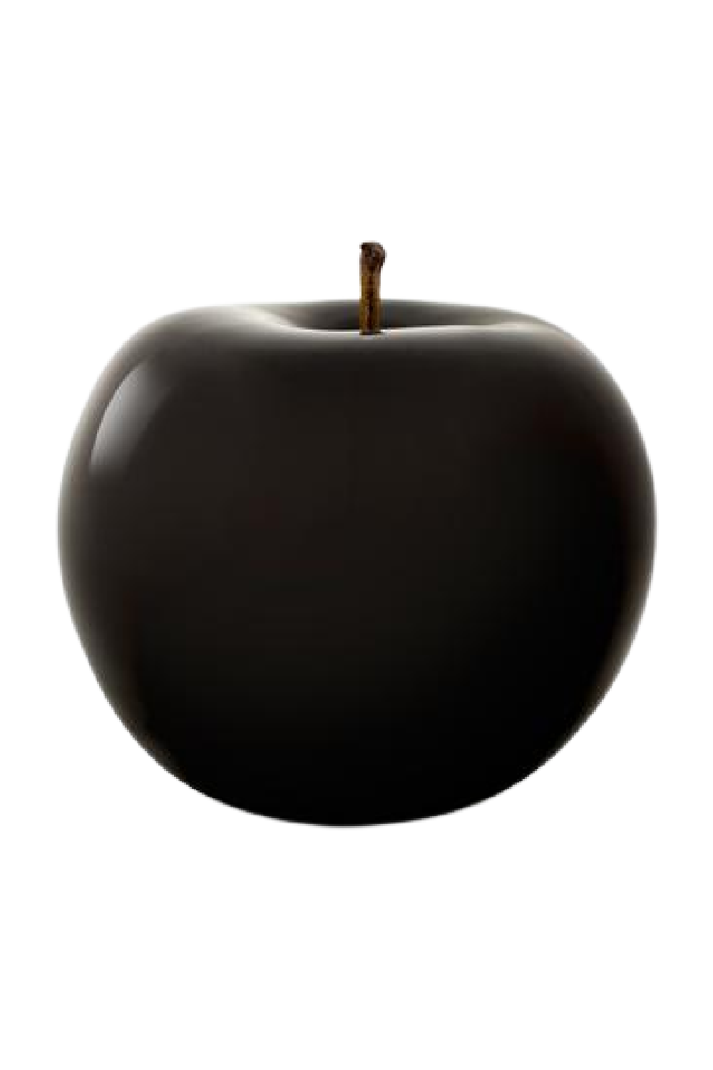Black Apple Ceramic Sculpture XS | Andrew Martin Glazed | OROA