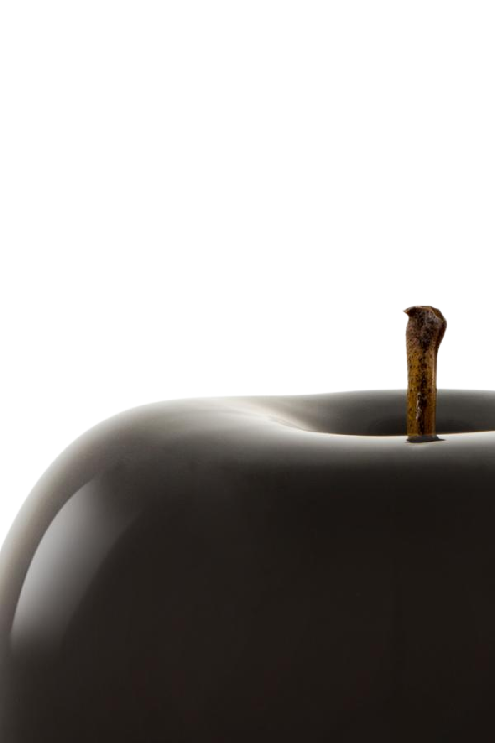 Black Apple Ceramic Sculpture XS | Andrew Martin Glazed | OROA