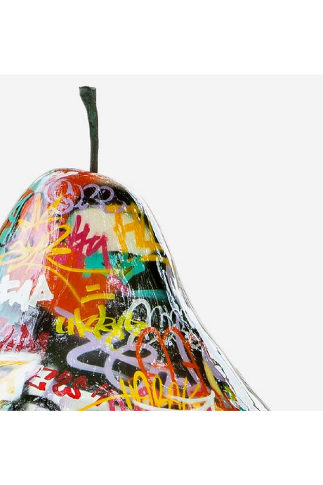 Pear Ceramic Sculpture | Andrew Martin Graffiti | OROA