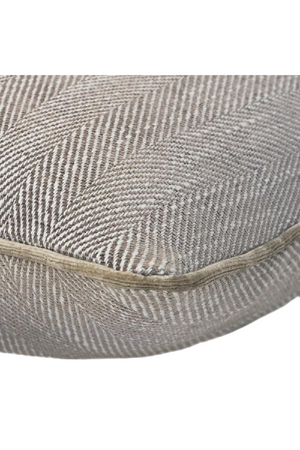 Chenille Cushion with Velvet Piping | Andrew Martin Summit | OROA