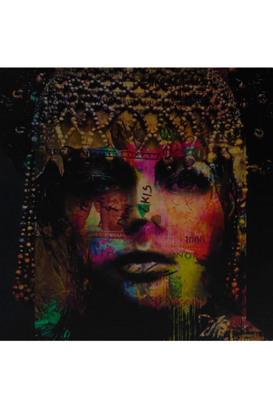 Woman with Indian Headdress Artwork | Andrew Martin Look For You