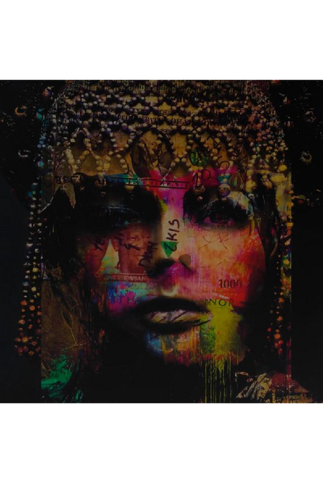 Woman with Indian Headdress Artwork | Andrew Martin Look For You