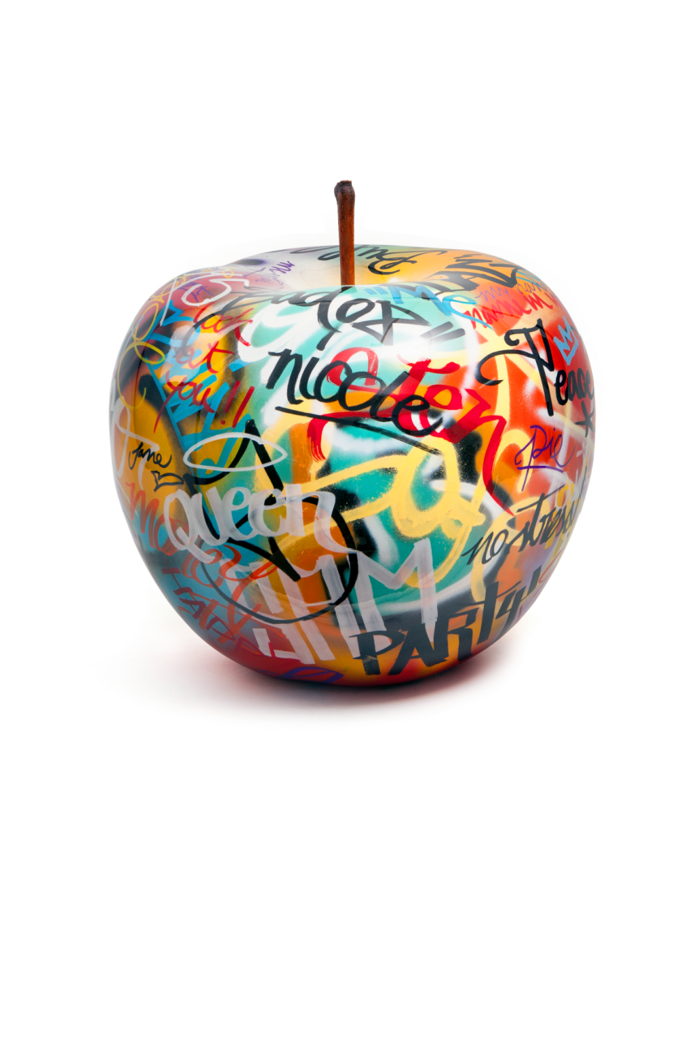 Apple Ceramic Sculpture | Andrew Martin Graffiti | OROA