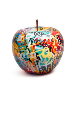 Apple Ceramic Sculpture | Andrew Martin Graffiti | OROA