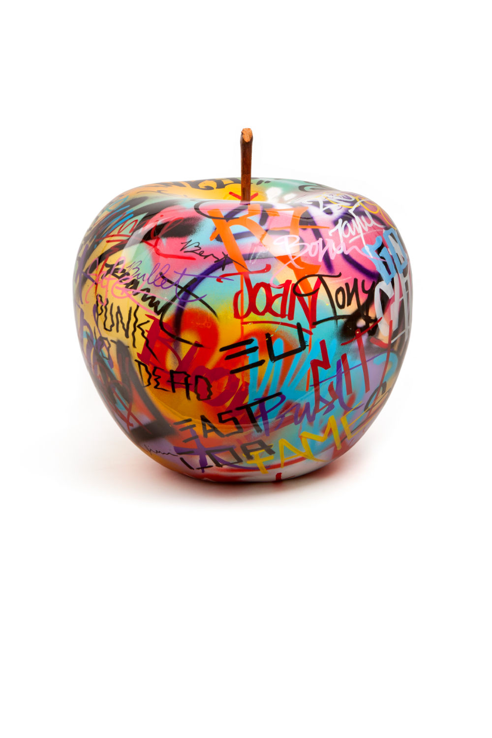 Apple Ceramic Sculpture | Andrew Martin Graffiti | OROA