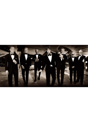 Icons in Black Tie Art Print | Andrew Martin Hollywood Big Shots