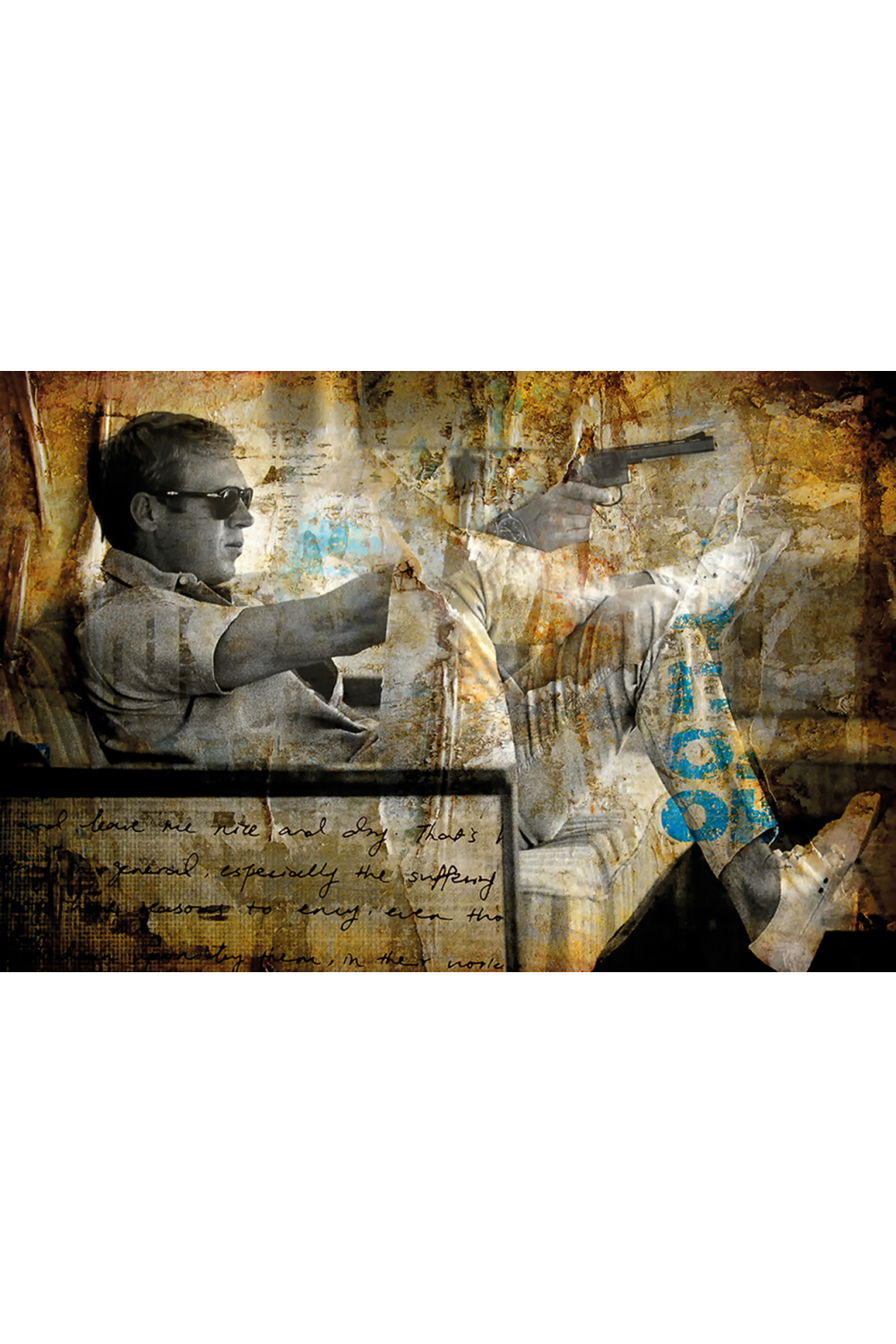 60s Actor Photographic Artwork | Andrew Martin Steve McQueen | OROA