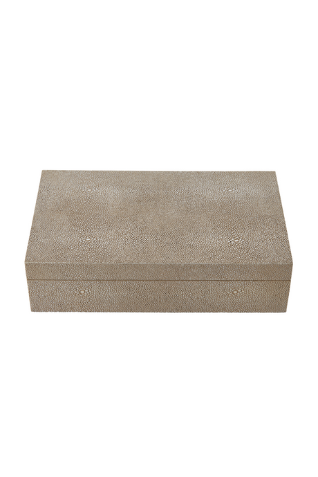 Cream Shagreen Box | Andrew Martin Cora | OROA