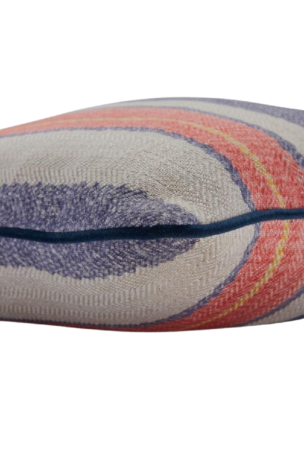 Multi-toned Cushion Piped with Gray Velvet | Andrew Martin Elbrus