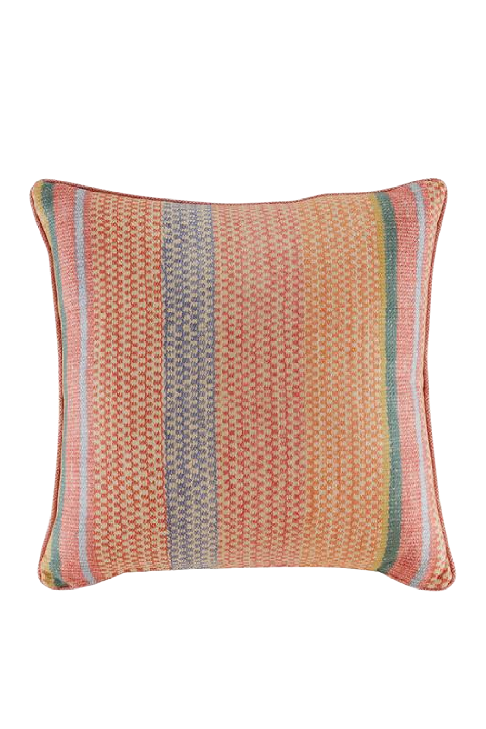 Multi-colored Geometric Print Cushion | Andrew Martin Oxus | OROA
