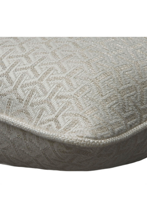 Geometric Cushion with Cream Piping | Andrew Martin Monte | OROA