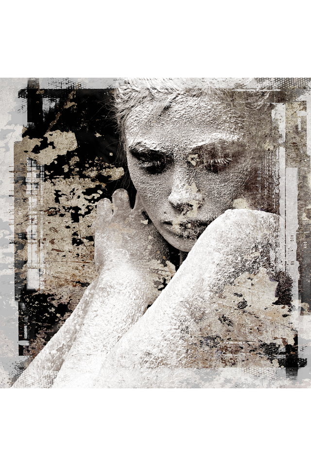 Textured Woman's Face Artwork | Andrew Martin White Woman | OROA