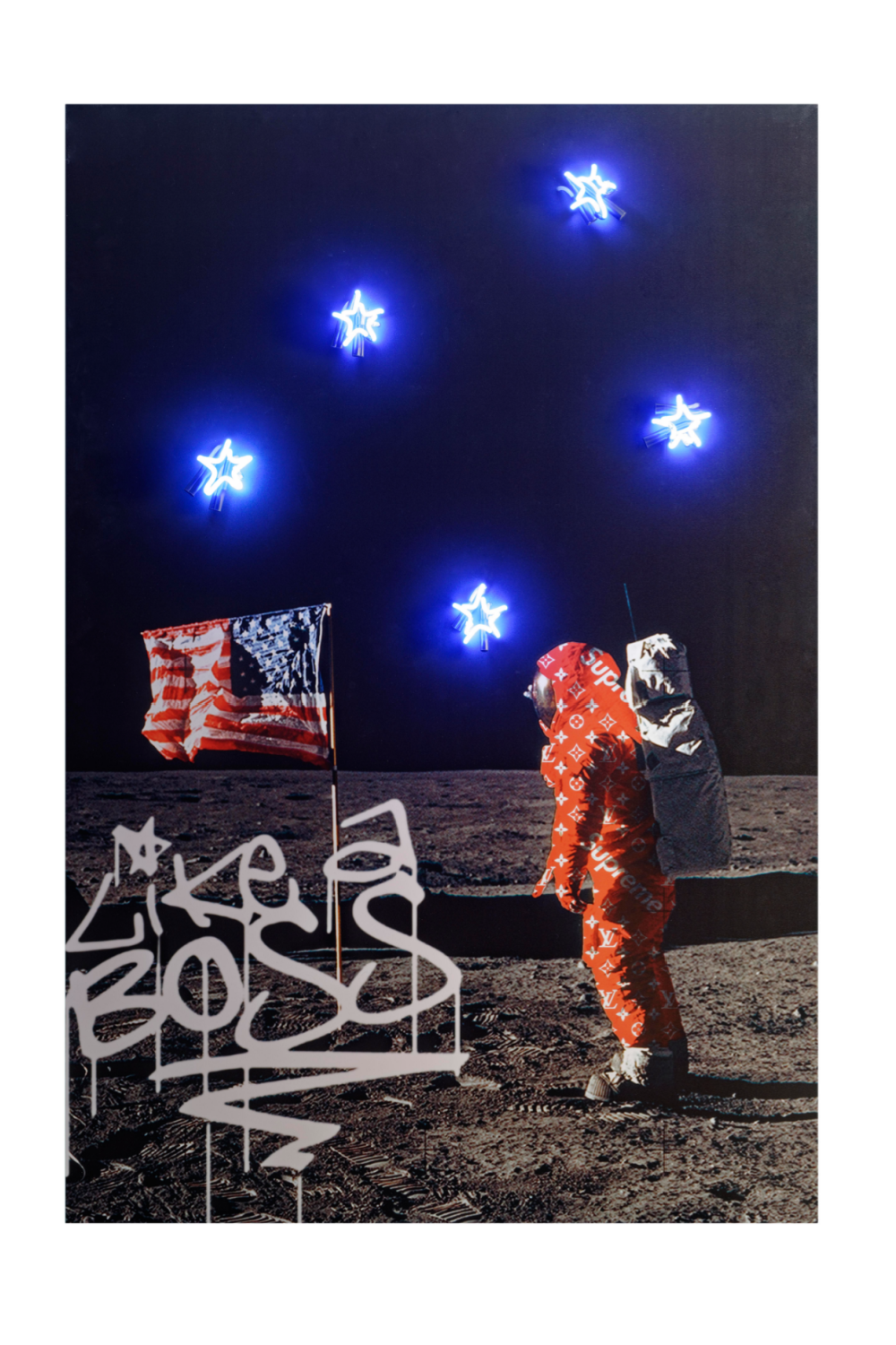 Louis Vuitton Spacesuit Neon Artwork | Andrew Martin Like a Boss
