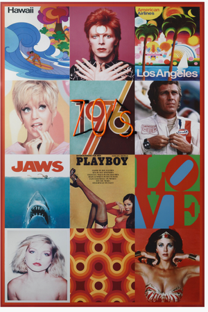 70s Neon Wall Art | Andrew Martin The Seventies | OROA.com