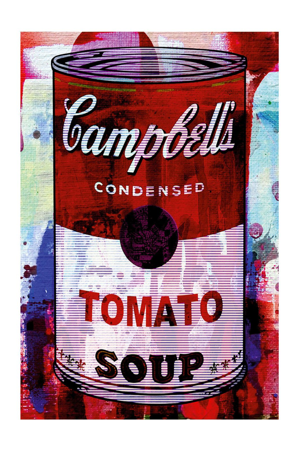 Classis Soup Can Art Print | Andrew Martin Campbell's Tomato | Oroa.com
