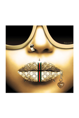 Punk Feminist Artwork with Gucci Detail - Andrew Martin G-Gold | OROA Punk Feminist Artwork with Gucci Detail - Andrew Martin G-Gold | OROA