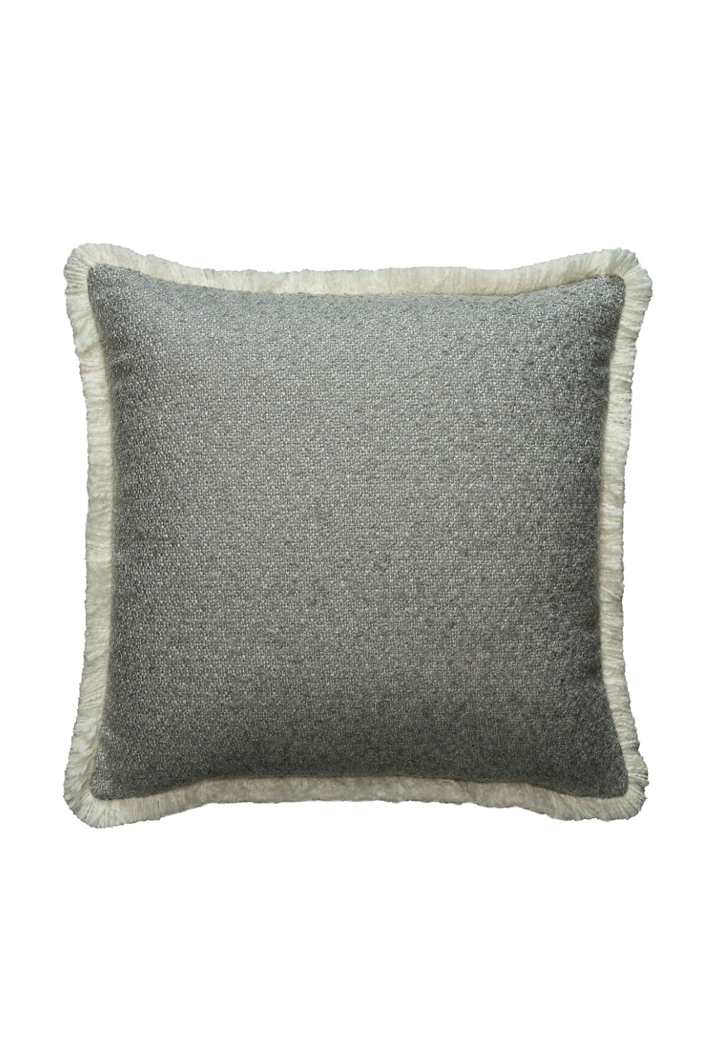 White Fringed Square Cushion | Andrew Martin Huntsman | OROA