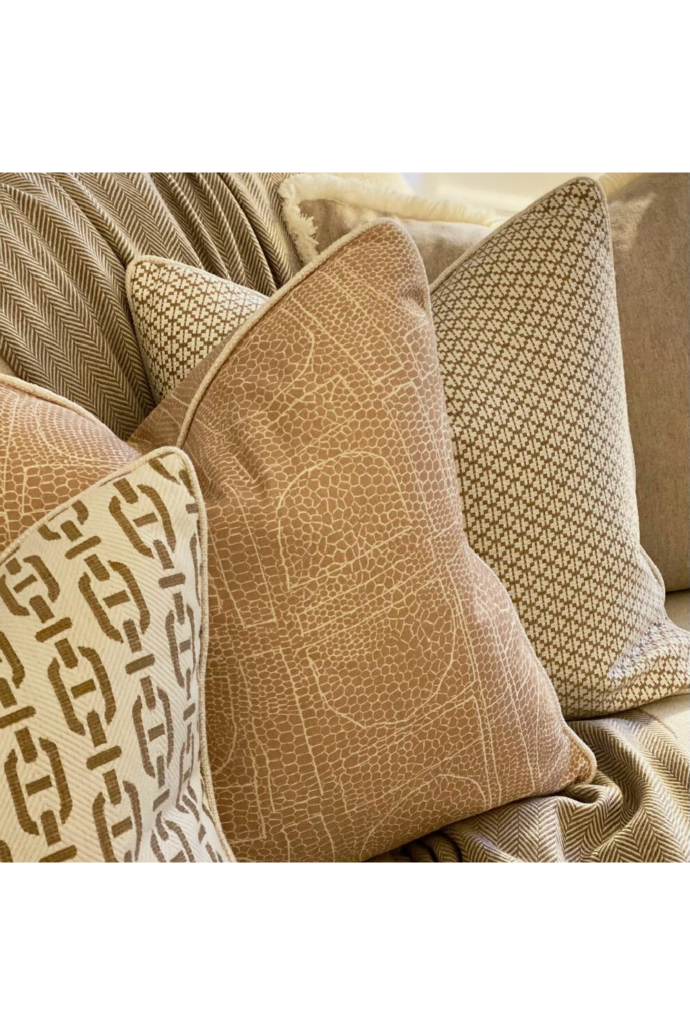 Geometric Pattern Cushion | Andrew Martin Brook | OROA