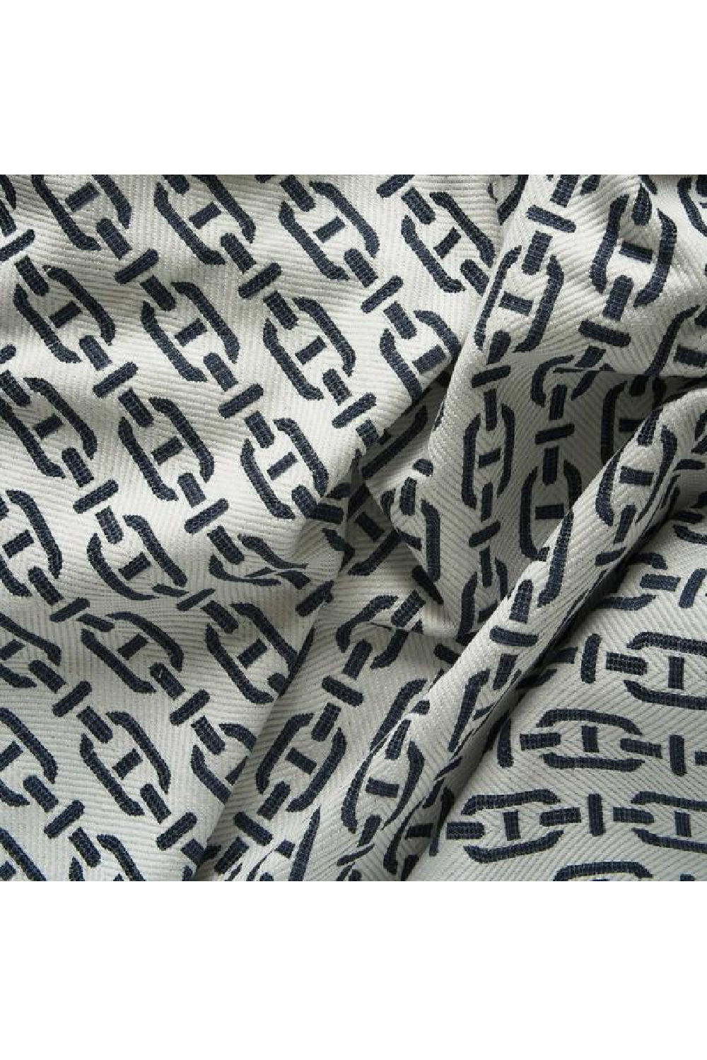 Chain Link Pattern Square Cushion | Andrew Martin Burlington | OROA