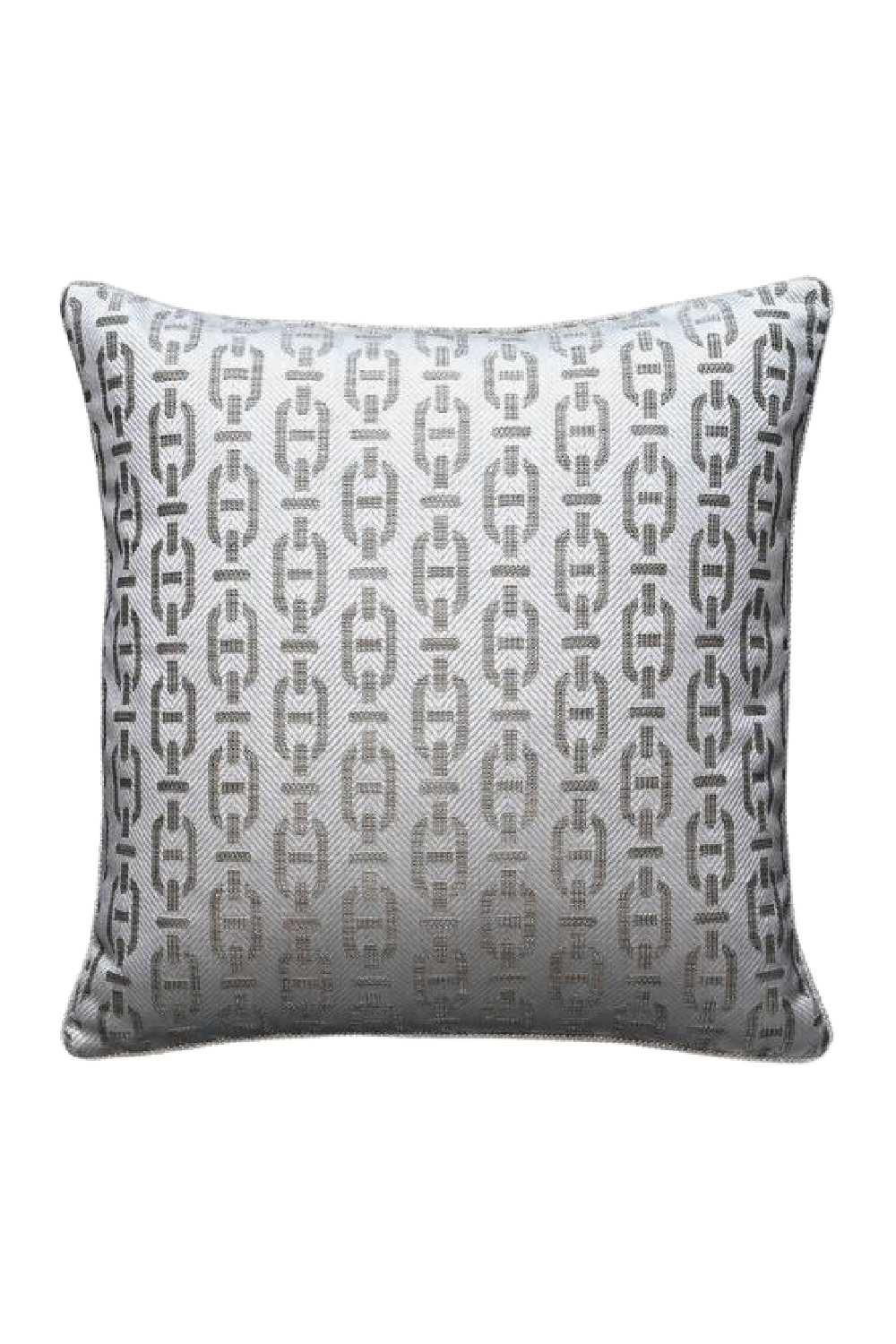 Chain Link Pattern Square Cushion | Andrew Martin Burlington | OROA