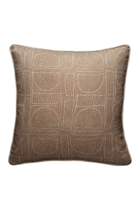 Snakeskin Print Square Cushion | Andrew Martin Curzon | OROA