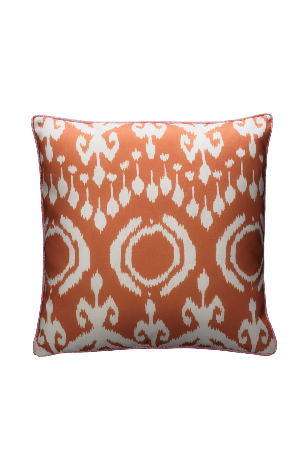 Ikat Print Outdoor Throw Pillow Andrew Martin Volcano OROA