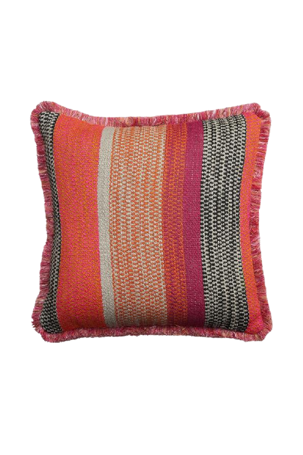 Orange Striped Cushion | Andrew Martin Llama | OROA