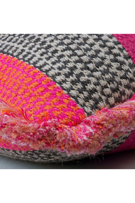 Orange Striped Cushion | Andrew Martin Llama | OROA