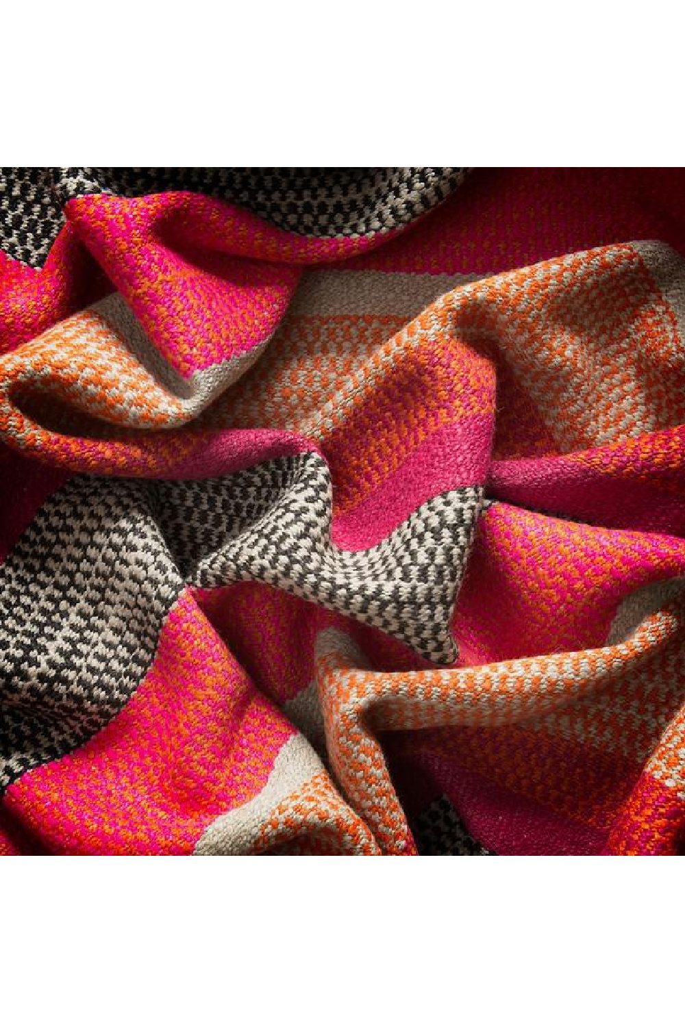 Orange Striped Cushion | Andrew Martin Llama | OROA