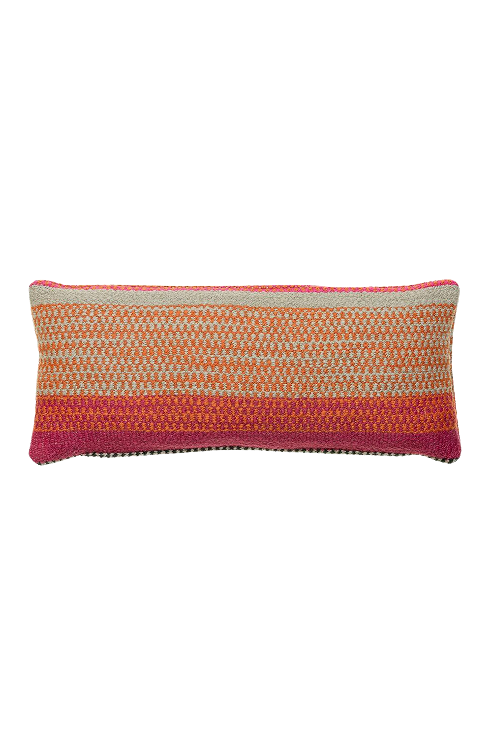 Rectangular Orange Striped Cushion | Andrew Martin Llama | OROA