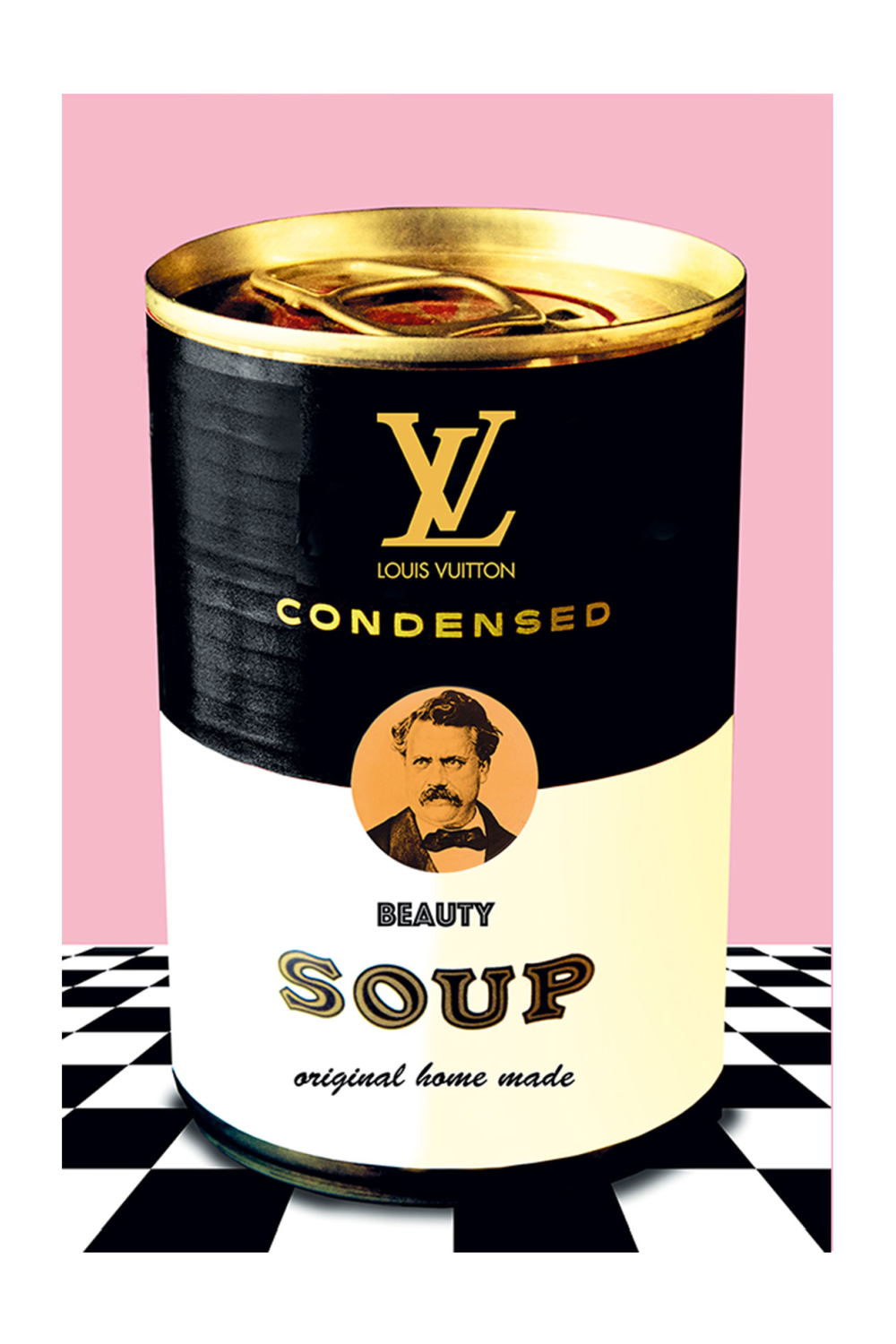 Louis Vuitton Can Plexiglass Artwork | Andrew Martin LV Soup | OROA