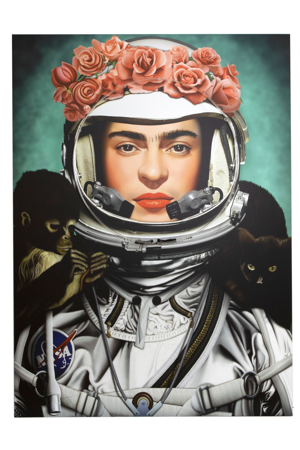 Frida Kahlo Neon Wall Art | Andrew Martin Space Girl Frida | OROA