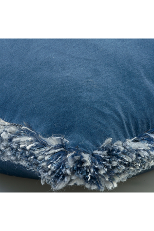 Fringed Velvet Cushion | Andrew Martin Pelham | OROA