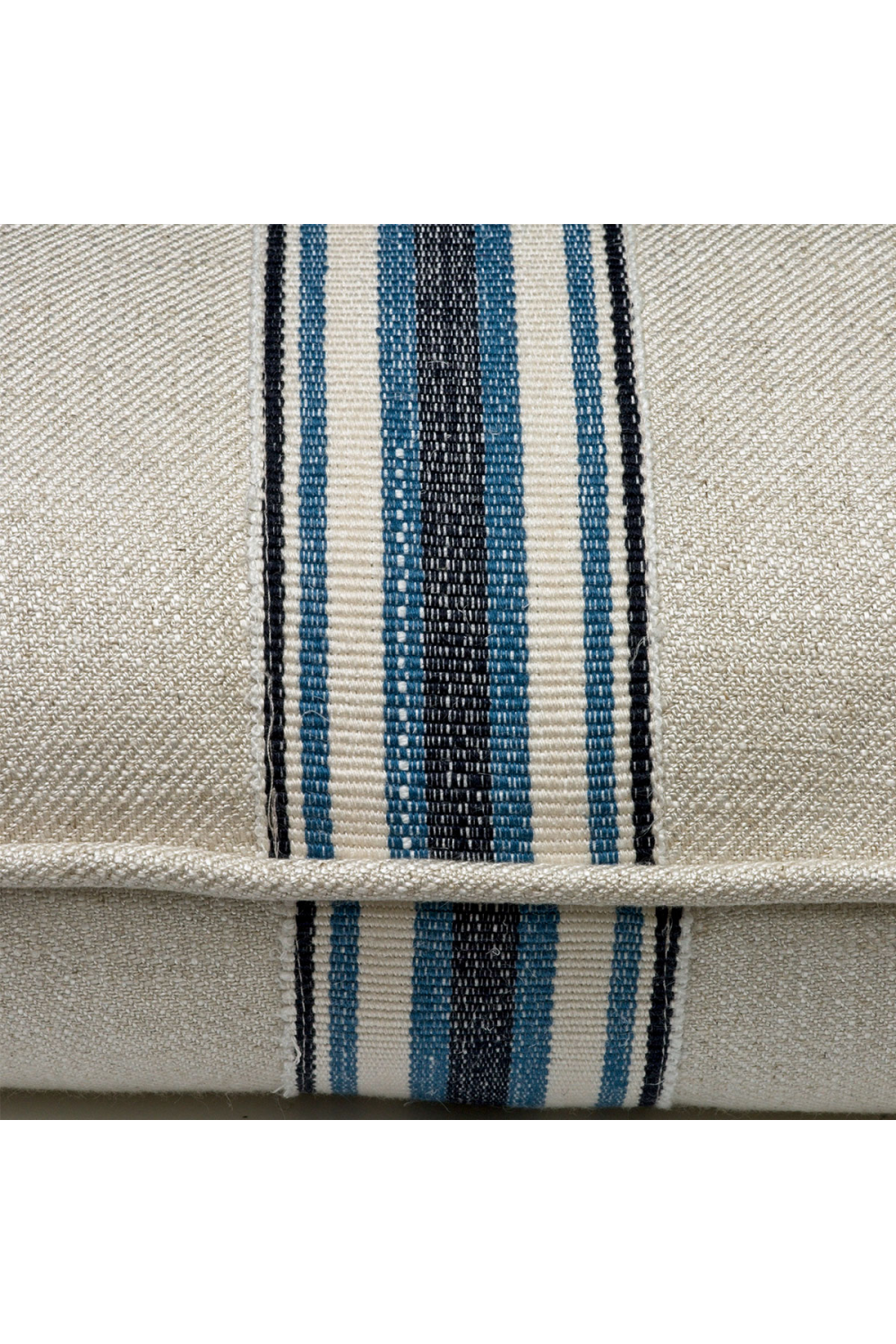 Woven Medal Striped Linen Cushion | Andrew Martin Hedgerow | OROA